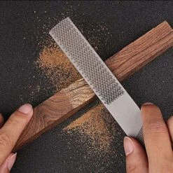 Râpe Plate Demi-ronde 4 En 1 Râpe à Bois En Acier Au Carbone Pour Façonner Des Outils En Métal, Cuir, Cuir, Bois, Limes à Découper (8 ''/200 Mm) 10 Râpe Plate Demi-ronde 4 En 1 Râpe à Bois En Acier Au Carbone Pour Façonner Des Outils En Métal, Cuir, Cuir, Bois, Limes à Découper (8 ''/200 Mm) -Promos Outil Virtuose Magasin 65506333 4