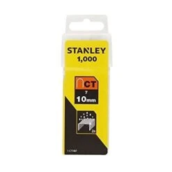 STANLEY AGRAFES CAVALIERS 10MM TYPE 7 - BOITE DE 1000 - 1-CT106T