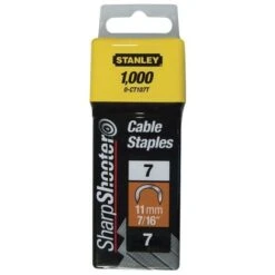 STANLEY AGRAFES CAVALIERS 10MM TYPE 7 - BOITE DE 1000 - 1-CT106T -Promos Outil Virtuose Magasin 65646791 3