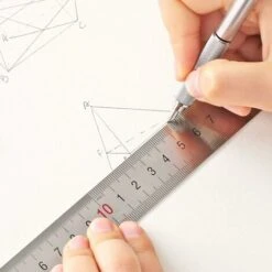 Ruler Outil Laiton Acier Règle Bloc De Positionnement Du Bois Ligne Locator Stop Block Outil De Mesure Bloc De Positionnement De Règle,avec 300mm Règle En Acier (Doré) -Promos Outil Virtuose Magasin 65746654 3