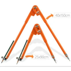 Travail Du Bois Grand Compas Outil Multifonction Industriel Planification Jauge De Fil Séparateur Verrouillable Réglable (petit) -Promos Outil Virtuose Magasin 65828755 3