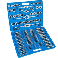 Coffret De 110 Pièces, Tarauds Et Filières En Acier Carbone - Boite à Outils, Ensemble De Tarauds, Jeu De 110 Tarauds