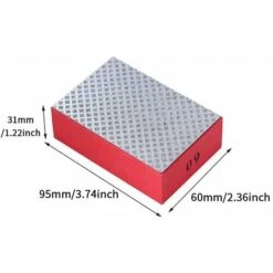 Lot De 4 Tampons De Polissage à La Main En Diamant Pour Meulage De Carrelage En Céramique, Verre, Blocs De Ponçage 60, 100, 200, 400, Oi-FRIS 8 Lot De 4 Tampons De Polissage à La Main En Diamant Pour Meulage De Carrelage En Céramique, Verre, Blocs De Ponçage 60, 100, 200, 400, Oi-FRIS -Promos Outil Virtuose Magasin 66947872 2