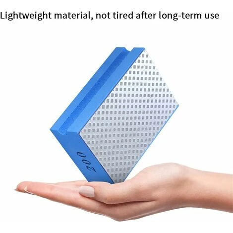 Lot De 4 Tampons De Polissage à La Main En Diamant Pour Meulage De Carrelage En Céramique, Verre, Blocs De Ponçage 60, 100, 200, 400, Oi-FRIS 5 Lot De 4 Tampons De Polissage à La Main En Diamant Pour Meulage De Carrelage En Céramique, Verre, Blocs De Ponçage 60, 100, 200, 400, Oi-FRIS – Image 3