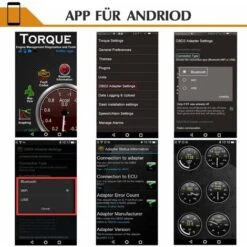 Appareil De Diagnostic Professionnel Bluetooth OBD2, Adaptateur De Voiture OBD II Pour Appareil De Diagnostic De Voiture - Compatible Avec Tous Les Véhicules, Connecteur OBD2 De Diagnostic De Voiture -Promos Outil Virtuose Magasin 66964532 5