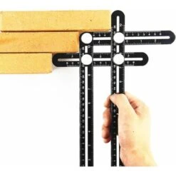 Règle De Mesure Multi-angle Outil Universel De Gabarit D'angle Equerre En Alliage D'aluminium -Promos Outil Virtuose Magasin 68138007 4