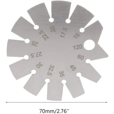 Outils De Calibre 15 à -120 ° Pour Les Rapporteurs D'angle De Jauge De Biseau 4 Outils De Calibre 15 à -120 ° Pour Les Rapporteurs D'angle De Jauge De Biseau – Image 2