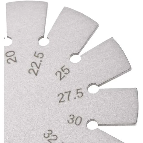 Outils De Calibre 15 à -120 ° Pour Les Rapporteurs D'angle De Jauge De Biseau 7 Outils De Calibre 15 à -120 ° Pour Les Rapporteurs D'angle De Jauge De Biseau – Image 5
