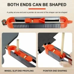 Jauge De Contour Règle Avec Serrure, Règle De Traçage De Profil Avec Crayon, Règle De Contour Pour Copier Avec Précision Formes Irrégulières, Jauge De Duplication De Contour Pour Travail Du Bois -Promos Outil Virtuose Magasin 68767415 3