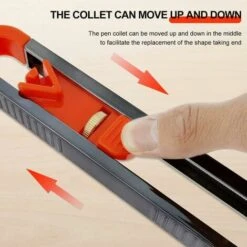 Jauge De Contour Règle Avec Serrure, Règle De Traçage De Profil Avec Crayon, Règle De Contour Pour Copier Avec Précision Formes Irrégulières, Jauge De Duplication De Contour Pour Travail Du Bois -Promos Outil Virtuose Magasin 68767415 5