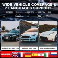 GP 1pc Diagnostic Boot CR3001 Outil De Diagnostic Automatique OBD2 Scanner De Diagnostic De Voiture Pour Voitures à Essence Et Diesel, Lire Et Effacer Les Codes D'erreur Du Moteur OBD Reader -Promos Outil Virtuose Magasin 69013357 4