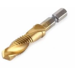 Déstockage Lot De 6 Tarauds Filetés, Filetage Métrique M3-M10 Avec Revêtement En Titane HSS Et Embouts De Taraudage 1/4" Queue Hexagonale Cannelée Pour Tarauder Différents Fils. 11 Déstockage Lot De 6 Tarauds Filetés, Filetage Métrique M3-M10 Avec Revêtement En Titane HSS Et Embouts De Taraudage 1/4" Queue Hexagonale Cannelée Pour Tarauder Différents Fils. -Promos Outil Virtuose Magasin 69251469 5