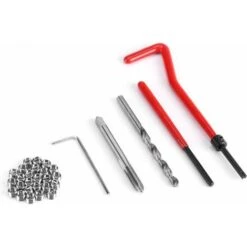 Déstockage Ensemble De 30pcs Outils De Réparation De Filetage Inserts Filetés Compatible Outil à Main Pour Réparation Filetage Cassé Automobile(M5)