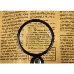 Déstockage Mini Pliable Cuir Loupe Magnifier Portable 5X Mini Hd Optique Lentille En Verre Loupe Pour Vieil Homme Poche Lecture Outils Avec Une Housse De Protection Loupe En Deux Pièces, Noir 50mm -Promos Outil Virtuose Magasin 69252976 3