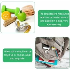 Déstockage Ruban à Mesurer En Plastique Mètre à Ruban Avec Bouton Ruban à Mesurer Couture Double Face Ruban à Mesurer Corps 150cm Mètre à Ruban Couture Facile à Utiliser Pour Couturier Tissu Maison -Promos Outil Virtuose Magasin 69253305 5