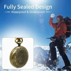 Déstockage Boussole,Waterproof Portable Boussole De Poche,L’Orientation Lumière Nocturne Compas,Boussole Randonnée Pour Voyage Camping Extérieur Outils De Navigation -Promos Outil Virtuose Magasin 69253761 5