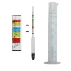 Brixmètre Hydromètre Sucre Brix Densimètre (Mesure De La Densité, Testeur De Sucre Brix, La Teneur En Alcool Prévue) Pour Bière, Vin Et Vin De Fruits Pour Le Brassage à Domicile -Promos Outil Virtuose Magasin 69383501 3