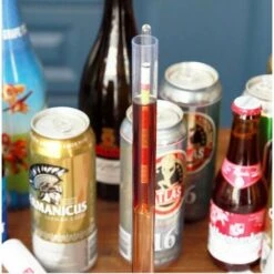 Brixmètre Hydromètre Sucre Brix Densimètre (Mesure De La Densité, Testeur De Sucre Brix, La Teneur En Alcool Prévue) Pour Bière, Vin Et Vin De Fruits Pour Le Brassage à Domicile -Promos Outil Virtuose Magasin 69383501 4