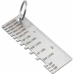 Jauge D'épaisseur De Tôle，Plaqu Metal，Jauge D'épaisseur, Plaqu Metal，outil D'inspection Plaqué De Taille De Calibre De Soudure De Jauge D'épaisseur De Fil/métal