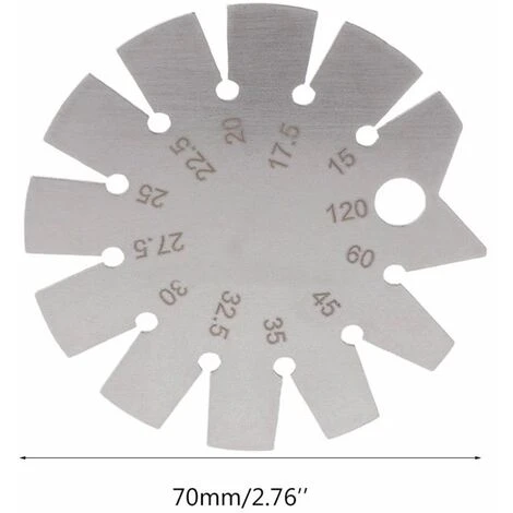 Outils De Calibre 15 à -120 ° Pour Les Rapporteurs D'angle De Jauge De Biseau En Acier Inoxydable 4 Outils De Calibre 15 à -120 ° Pour Les Rapporteurs D'angle De Jauge De Biseau En Acier Inoxydable – Image 2