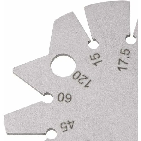 Outils De Calibre 15 à -120 ° Pour Les Rapporteurs D'angle De Jauge De Biseau En Acier Inoxydable 5 Outils De Calibre 15 à -120 ° Pour Les Rapporteurs D'angle De Jauge De Biseau En Acier Inoxydable – Image 3