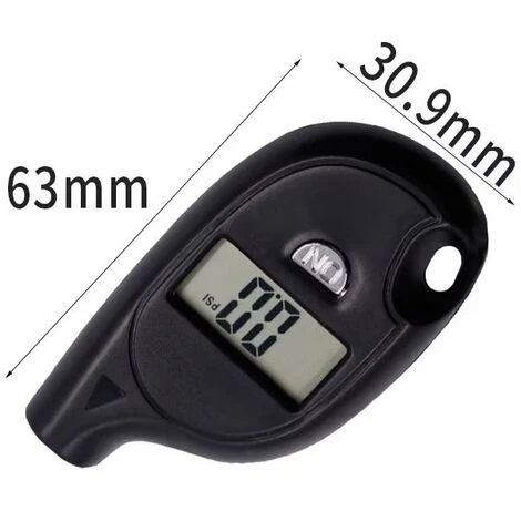 Contrôleur De Pression D'air De Pneu LCD Numérique Mini Jauge De Pression Des Pneus LCD Portable Pour Voiture, Vélo, Moto De Haute Qualité,Lonvrèe 5 Contrôleur De Pression D'air De Pneu LCD Numérique Mini Jauge De Pression Des Pneus LCD Portable Pour Voiture, Vélo, Moto De Haute Qualité,Lonvrèe – Image 3