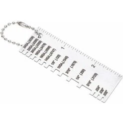 Jauge D'épaisseur De Feuille De Métal, Outils De Calibre Soudage, Jauge D'épaisseur, Jauge De Soudure En Acier Inoxydable, Fil Règle For Soudage De Pièces De Travail,Lonvrèe