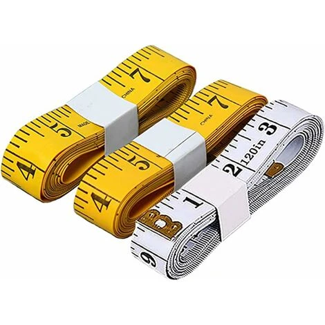 3 Pièces Mètre Ruban Double Face Pour Couture, Tour De Poitrine/Tour De Taille, 300 Cm/120, Tissu Taille Soutien-Gorge Circonférence De La Tête Tailleur Règle En Tissu Double Face 3 3 Pièces Mètre Ruban Double Face Pour Couture, Tour De Poitrine/Tour De Taille, 300 Cm/120, Tissu Taille Soutien-Gorge Circonférence De La Tête Tailleur Règle En Tissu Double Face