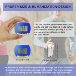 Podomètre Multifonctions Podomètre De Marche Simple Podomètre De Sport Portable Avec Clip Pour Hommes Femmes Étape Distance Calories Compteur Fitness Mesure -Promos Outil Virtuose Magasin 70394439 2