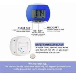 Podomètre Multifonctions Podomètre De Marche Simple Podomètre De Sport Portable Avec Clip Pour Hommes Femmes Étape Distance Calories Compteur Fitness Mesure -Promos Outil Virtuose Magasin 70394439 3