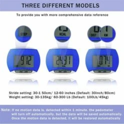 Podomètre Multifonctions Podomètre De Marche Simple Podomètre De Sport Portable Avec Clip Pour Hommes Femmes Étape Distance Calories Compteur Fitness Mesure -Promos Outil Virtuose Magasin 70394439 4