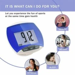 Podomètre Multifonctions Podomètre De Marche Simple Podomètre De Sport Portable Avec Clip Pour Hommes Femmes Étape Distance Calories Compteur Fitness Mesure -Promos Outil Virtuose Magasin 70394439 5