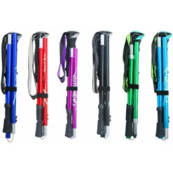 GP Bâtons De Trekking 1 Bâtons De Trekking Nordiques, Réglables 110-130 Cm Légers Pliables Et Réglables En Aluminium Bâtons De Trekking Télescopiques Faciles Pour La Randonnée Violet -Promos Outil Virtuose Magasin 70540914 2