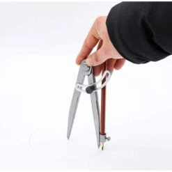 ELLE Boussole Diviseur De D'aile, Marquage En Acier Au Carbone Boussole, Compas à Pointes Sèches, Pour Dessin De Cercles, Menuiserie, Travail Des Métaux Et Travail Du Cuir -Promos Outil Virtuose Magasin 70978549 4