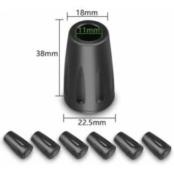 6 Pièces / 3 Paires De Protecteur En Caoutchouc Embouts Pour Bâtons De Marche Nordique Trekking Protecteurs Pour Asphalte Tampon Pour Bâtons De Trekking -Oi-FRIS, Oi-FRIS -Promos Outil Virtuose Magasin 71043515 5