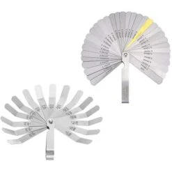 2pcs Jauge D'Épaisseur Jeu De Cales 32 Lames Métrique Impérial Et 16 Lames Feeler Gauge En Acier Au Manganès Pour Mesure Précis Epaisseur Intervalle -Oi-FRIS, Oi-FRIS