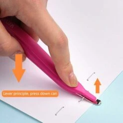TTIO Outil De Retrait D'agrafes Magnétique Portable Extracteur D'agrafes Magnétique Moins D'effort Outil De Retrait D'agrafes Bureau Rose Rouge（2 Pièces） -Promos Outil Virtuose Magasin 71049228 4