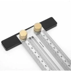 De Traçage Metal Tracage Sur Métaux Acier Pour MéTal Trusquin Tracage Parquet,T En Acier Inoxydable De Type Trou RèGle Bois Traçage De Trusquin Outil De Mesure (300mm),KoleZy -Promos Outil Virtuose Magasin 71867052 3