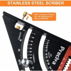 Equerre Menuisier Metal Aluminium Règle De Triangle Pliante Équerre Combinée 317mm Multifonction Équerre Triangle Règle D'Angle Rapporteur 45 90 Degres/Outillage Charpentier/Outillage Bois 10 Equerre Menuisier Metal Aluminium Règle De Triangle Pliante Équerre Combinée 317mm Multifonction Équerre Triangle Règle D'Angle Rapporteur 45 90 Degres/Outillage Charpentier/Outillage Bois -Promos Outil Virtuose Magasin 72516366 4