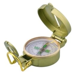 Authentique Boussole Métal Bande Règle Ensemble Loupe Longe Camping Fournitures Boussole Prismatique Observation Militaire