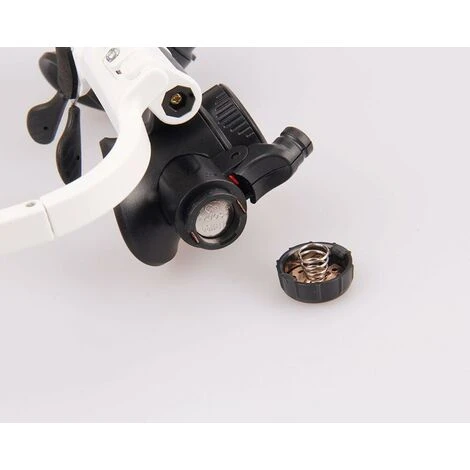 Loupe Bandeau Réglable Avec Lumière LED 8X 15X 23X Loupe Lunettes Lunettes Binoculaires Loupe Mains Libres 7 Loupe Bandeau Réglable Avec Lumière LED 8X 15X 23X Loupe Lunettes Lunettes Binoculaires Loupe Mains Libres – Image 5