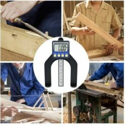 GP Jauge De Profondeur Numérique 80 Mm Jauge De Hauteur Et De Profondeur Menuiserie Avec Tige De Profondeur Pieds Aimantés Fonction De Maintien Outils De Mesure Intelligente Pour Table De Toupie à Main B -Promos Outil Virtuose Magasin 75116818 3