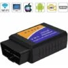 GP Appareil De Diagnostic OBD2 WiFi, Appareil De Diagnostic De Voiture OBD2 ELM327, Scanner De Diagnostic OBD II Pour Tous Les Véhicules, Connecteur De Voiture De Code D'erreur Universel Pour Tablette Sm