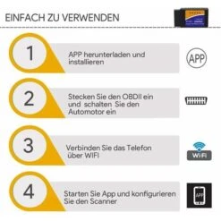 GP Appareil De Diagnostic OBD2 WiFi, Appareil De Diagnostic De Voiture OBD2 ELM327, Scanner De Diagnostic OBD II Pour Tous Les Véhicules, Connecteur De Voiture De Code D'erreur Universel Pour Tablette Sm 8 GP Appareil De Diagnostic OBD2 WiFi, Appareil De Diagnostic De Voiture OBD2 ELM327, Scanner De Diagnostic OBD II Pour Tous Les Véhicules, Connecteur De Voiture De Code D'erreur Universel Pour Tablette Sm -Promos Outil Virtuose Magasin 75563756 2