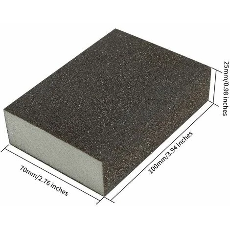 Éponge De Ponçage (12 Pièces) : Assortiment De 4 Spécifications (40+60+80+100), Lavable, Blocs De Ponçage Et Kit Réutilisable -Versailles 4 Éponge De Ponçage (12 Pièces) : Assortiment De 4 Spécifications (40+60+80+100), Lavable, Blocs De Ponçage Et Kit Réutilisable -Versailles – Image 2