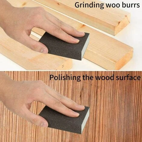 Éponge De Ponçage (12 Pièces) : Assortiment De 4 Spécifications (40+60+80+100), Lavable, Blocs De Ponçage Et Kit Réutilisable -Versailles 6 Éponge De Ponçage (12 Pièces) : Assortiment De 4 Spécifications (40+60+80+100), Lavable, Blocs De Ponçage Et Kit Réutilisable -Versailles – Image 4