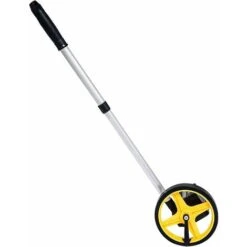 ZXPASRA Roulette De Mesure Pliable De Précision Avec Roue De Mesure De Distance 99.999,9 M Mesure Métrique Des Roues Et Du Ruban, Sac De Transport (lumiere)