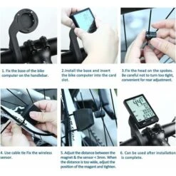 ZXPASRA Compteur Kilometrique De Vélo Sans Fil, Ordinateur De Vélo De Route Etanche Avec Support Et Accessoire 10 ZXPASRA Compteur Kilometrique De Vélo Sans Fil, Ordinateur De Vélo De Route Etanche Avec Support Et Accessoire -Promos Outil Virtuose Magasin 76194392 4