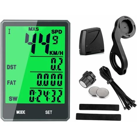 ZXPASRA Compteur Kilometrique De Vélo Sans Fil, Ordinateur De Vélo De Route Etanche Avec Support Et Accessoire 7 ZXPASRA Compteur Kilometrique De Vélo Sans Fil, Ordinateur De Vélo De Route Etanche Avec Support Et Accessoire – Image 5
