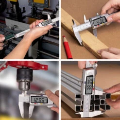 Pied à Coulisse Numérique Acier Inoxydable 150mm / 6“ écran LCD Boîte Incluse -Promos Outil Virtuose Magasin 76204133 3